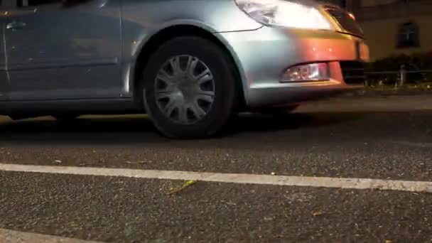 Hızlandırılmış Acele Saat Trafik Sıkışıklığı Şehir Merkezinde — Stok video
