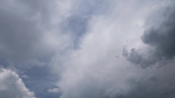 Zeitraffer Der Wolken Tiefansicht — Stockvideo