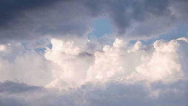 Time Lapse Clouds Low Angle View — Stock Video