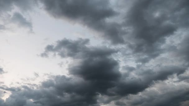 Zeitraffer Der Wolken Tiefansicht — Stockvideo