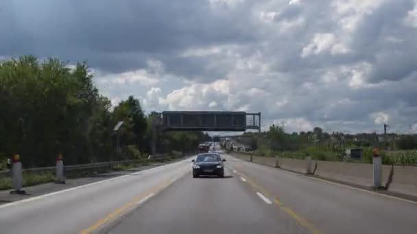 Wiesbaden Juni 2020 Eine Fahrt Auf Der Zwischen Wiesbaden Und — Stockvideo