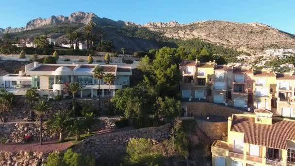 Survolant Drone Pueblo Mascarat Span Offre Une Vue Imprenable Sur — Video