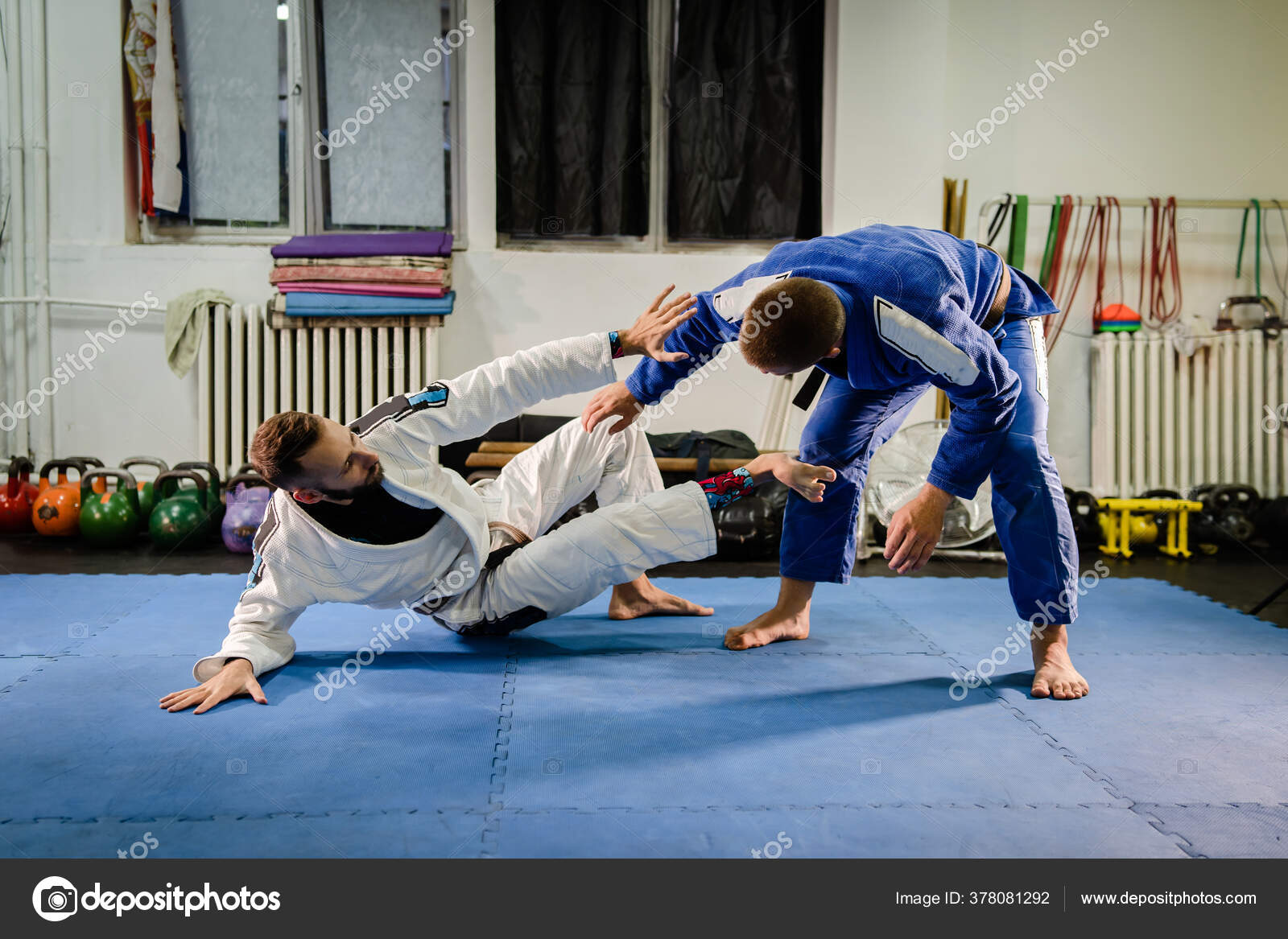 Brasileño Jiu Jitsu Bjj Artes Marciales Entrenamiento Sparring
