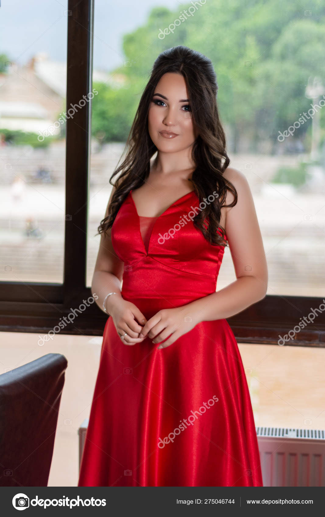 big girl red dress