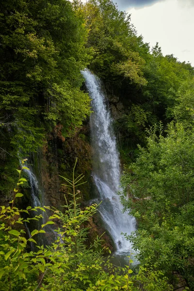 Mountain Waterfall Gostilje Green Forest Natural Park Zlatibor Serbia Europe — Stock Photo, Image