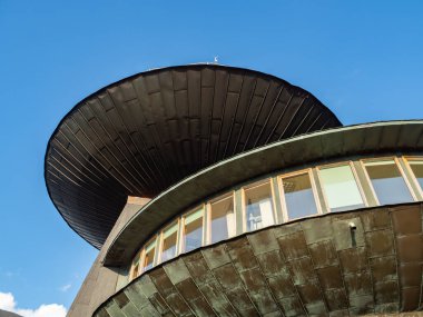 Sniezka dağlarının tepesine gözlemevi inşa etmek. Karkonosze Ulusal Dağları