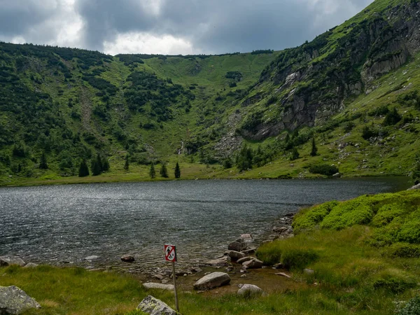 Lago Montagna Parco Nazionale Karkonosze — Foto Stock
