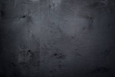 Siyah ahşap arka plan reaksiyonu. Boşluğu kopyala