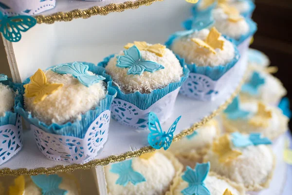 Swet Cupcakes Buffébord — Stockfoto