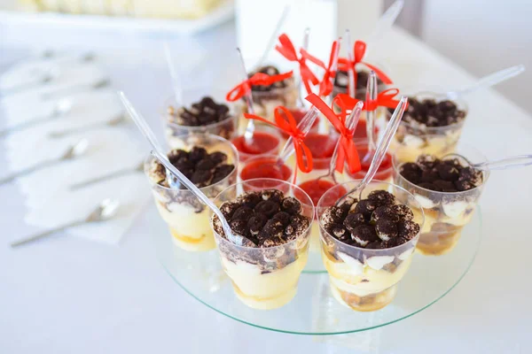 Süße Desserts Buffettisch — Stockfoto
