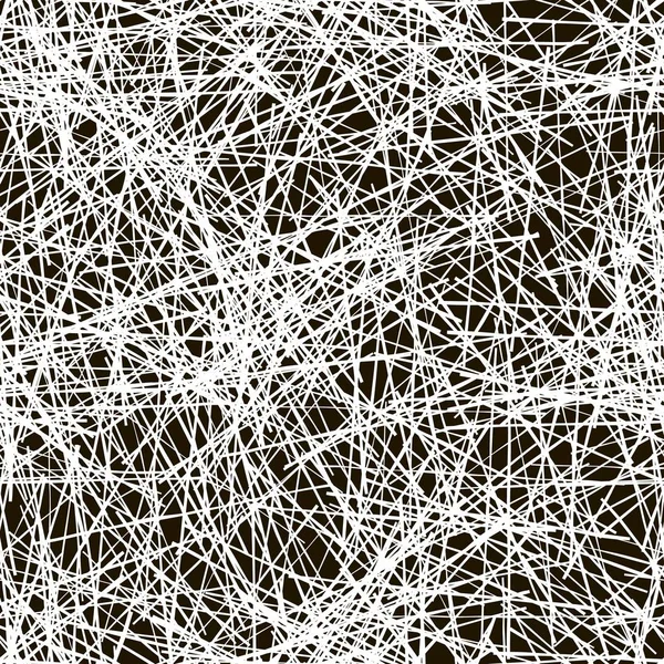 具有随机相交线的几何图案 混乱粗糙的纹理 向量例证 — 图库矢量图片