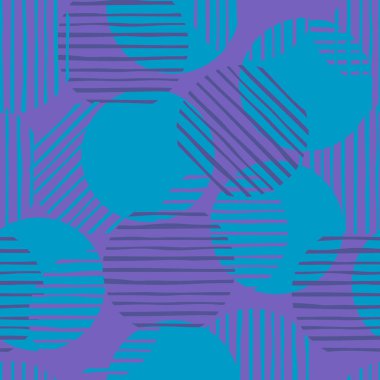 Renk çemberi. kaotik desen circle hatları. Dikişsiz desen illüstrasyon.