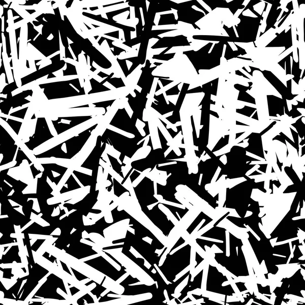 Schéma Géométrique Avec Lignes Intersection Aléatoires Texture Rugueuse Chaotique Illustration — Image vectorielle