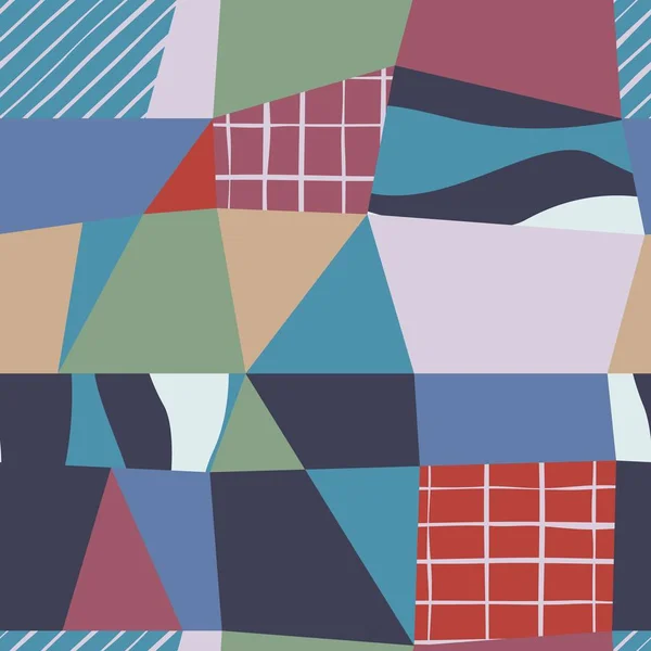 Hedendaagse abstracte naadloze patroon. Creatieve doodle. Moderne illustratie — Stockvector