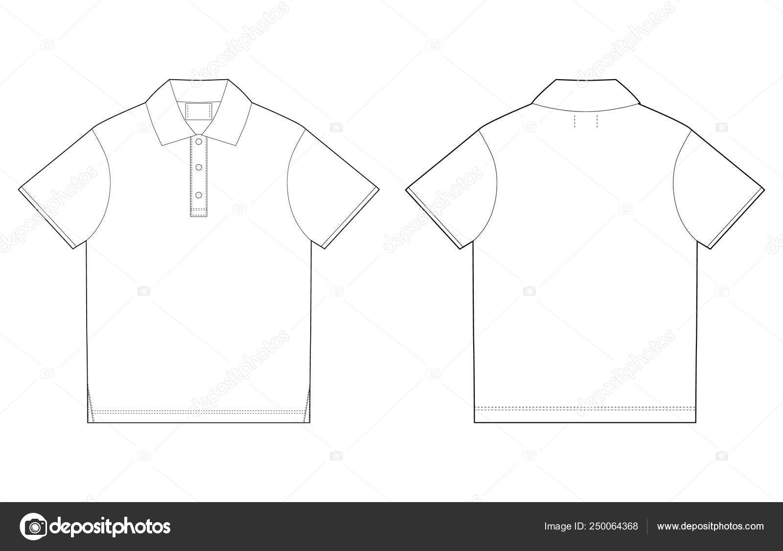 polo t shirt layout