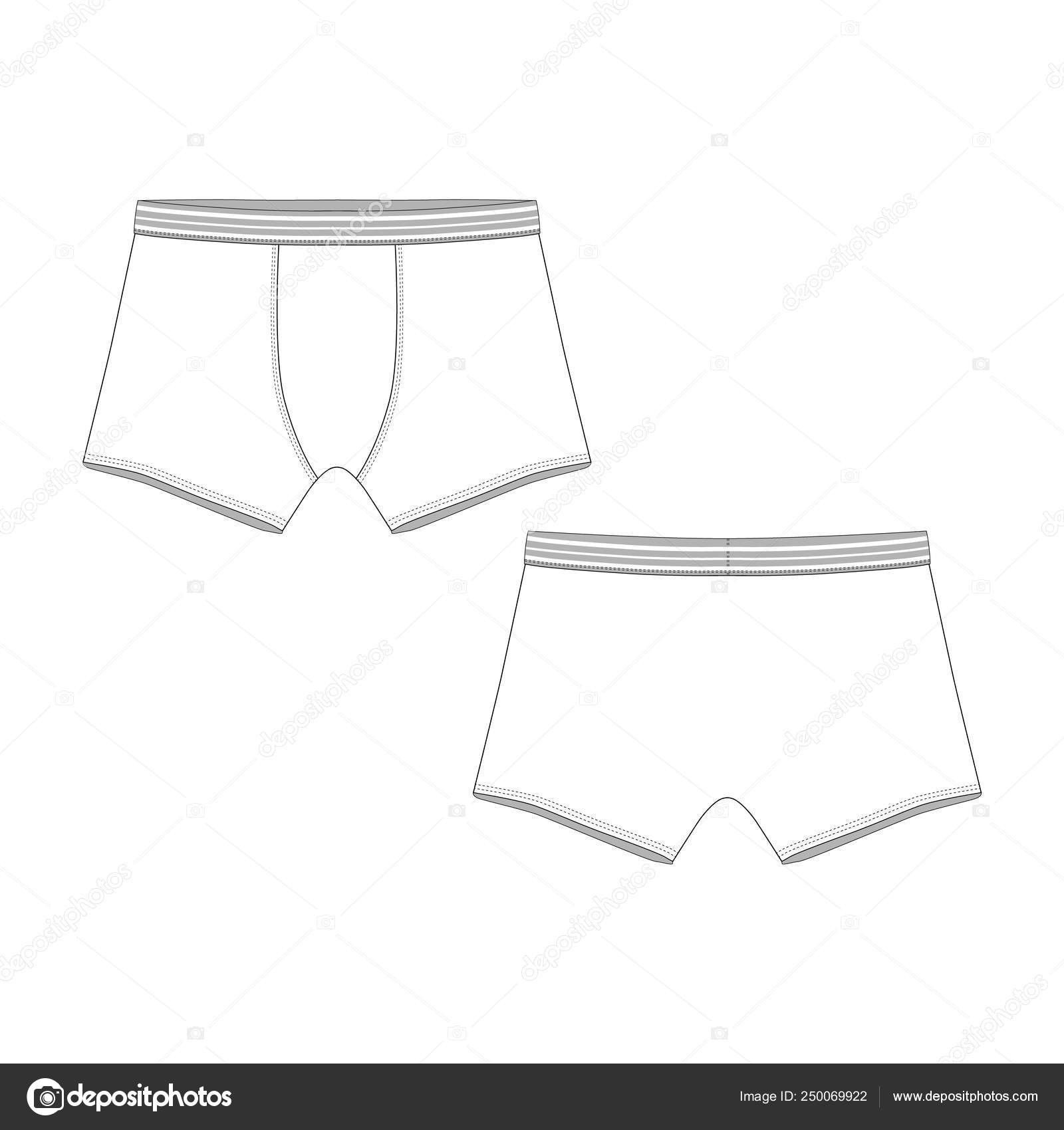 boxer shorts drawing