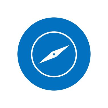 Pusula illüstrasyon izole simge tasarlamak vektör