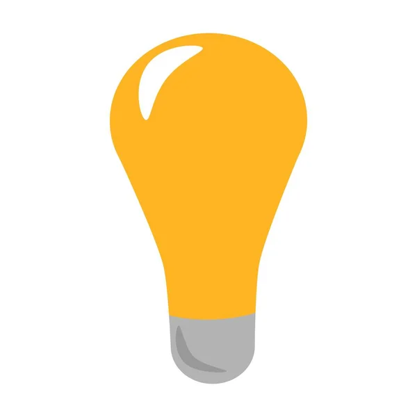 Energia e idea simbolo. Icona della lampadina. Logo icona lampada . — Vettoriale Stock