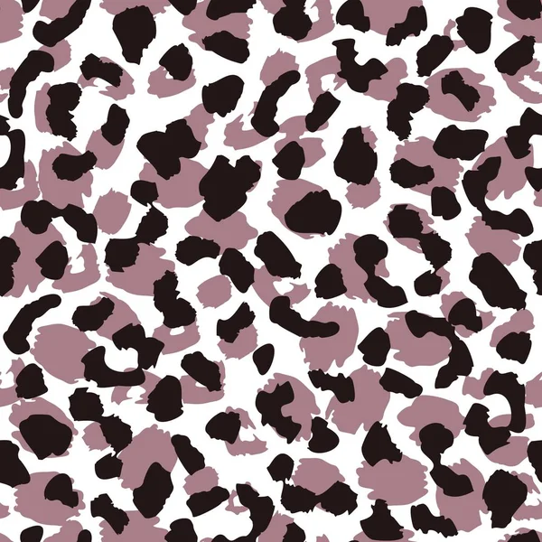 Patrón de piel de leopardo sin costuras. Fondo de pantalla de piel animal abstracto . — Vector de stock