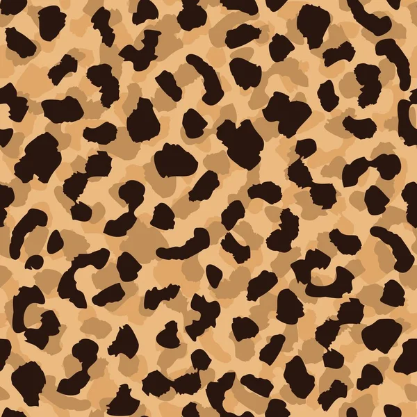 Padrão sem costura da pele de leopardo. Abstrato animal papel de parede pele. Contexto contemporâneo . — Vetor de Stock