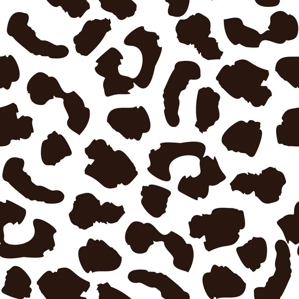 Padrão sem costura da pele de leopardo. Abstrato animal papel de parede pele . — Vetor de Stock