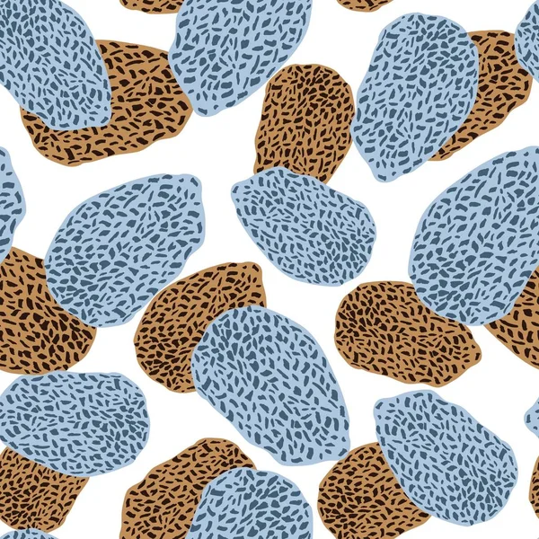 Patrón de piel de leopardo sin costuras. Fondo de pantalla de piel animal abstracto . — Vector de stock
