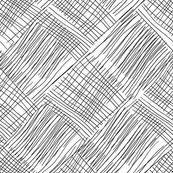 Fundo abstrato com linhas. Linhas caóticas em preto e branco —  Vetores de Stock