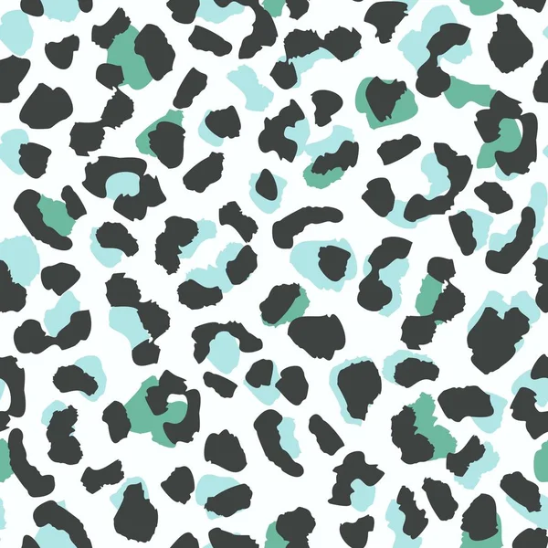 Répétez la texture de motif sans couture de peau léopard. Fond d'écran animal abstrait fourrure . — Image vectorielle