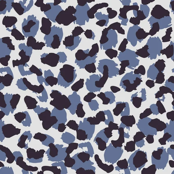 Papier peint animal abstrait en fourrure. Texture de motif sans couture peau de léopard . — Image vectorielle