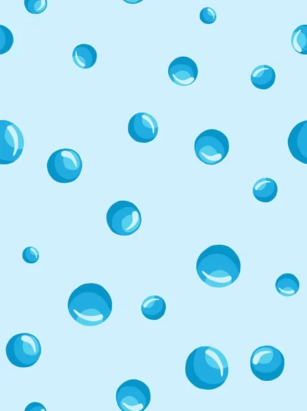 Абстрактные пузыри воды бесшовный узор. Абстрактный геометрический круг — стоковый вектор
