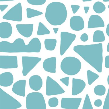 Kaotik boyalı şekiller ile basit tasarım dokusu.