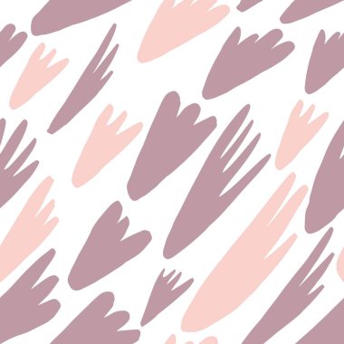 Yıldız Dikişsiz desen çekim. Kaotik boyalı şekiller ile trendy basit tasarım dokusu.