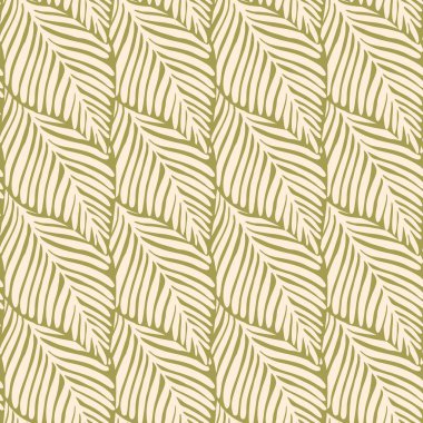 Soyut altın orman dikişsiz baskı. Egzotik bitki.