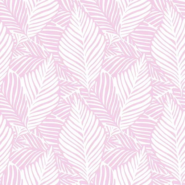 Modèle tropical abstrait, feuilles de palmier fond floral sans couture . — Image vectorielle