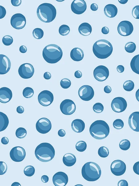 Bulles d'eau motif sans couture abstrait cercle géométrique papier peint . — Image vectorielle