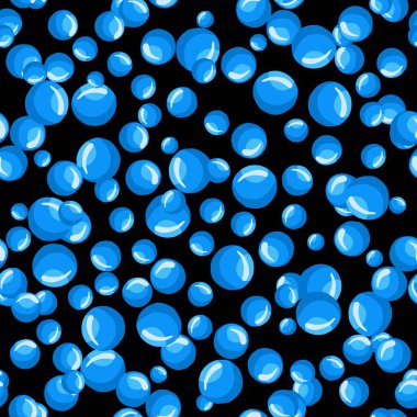 su kabarcıkları sorunsuz desen Soyut geometrik daire duvar kağıdı.