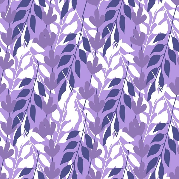 Abstract grass leaves seamless pattern , Fashion, interior, wrapping consept. — Stockvector