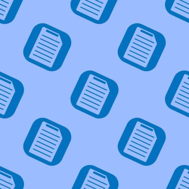 Belge Simgesi sorunsuz desen. Düz tasarım sembolü