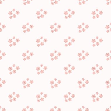 Papatya tarlası. Basit papatya çiçekleri dikişsiz desen.