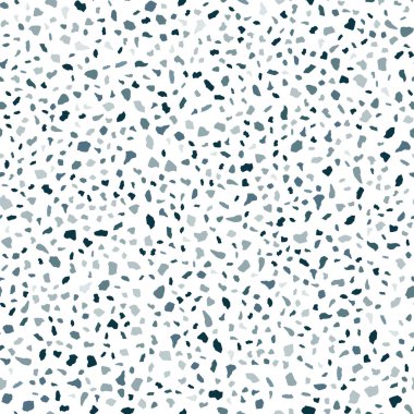 Terrazzo Dikişsiz desen. Rock zemin dokulu illüstrasyon