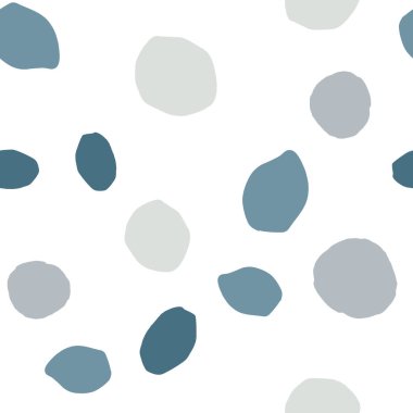 Çakıl Dikişsiz desen. Rasgele taşlar duvar kağıdı illüstrasyon