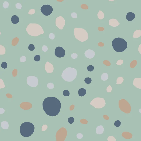 Kiezels naadloos patroon. Random Stones wallpaper illustratie — Stockvector