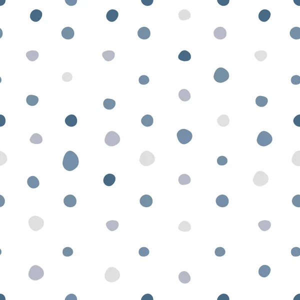 シンプルな水玉模様シームレスパターン。スカンジナビアスタイルの壁紙. — ストックベクタ