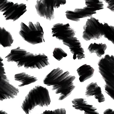 FreeHand leopar cilt Dikişsiz desen. Soyut hayvan kürk duvar kağıdı.