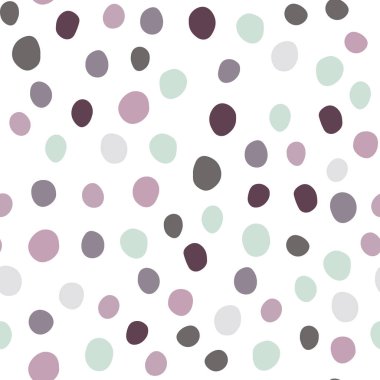 Rasgele geometrik noktalı duvar kağıdı. Kaotik taşlar zemin.