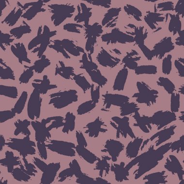 Sanatsal fırça duvar kağıdı. El çizilmiş soyut grunge kamuflaj dikişsiz desen.