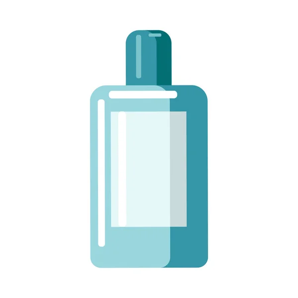 Mouthwash Icon. Mouthwash Plastic Bottle in Flat Style Isolated — Stock Vector