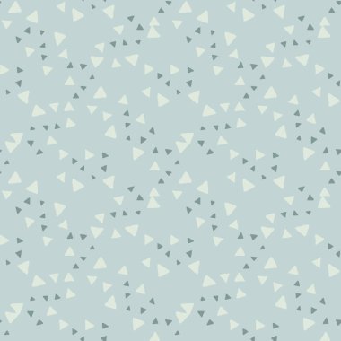 El çizimi geometrik üçgen, pürüzsüz desen. Yaratıcı karalamalar duvar kağıtlarını şekillendirir. Kumaş tasarımı için dekoratif zemin, tekstil baskısı, ambalaj, kapak. Vektör illüstrasyonu