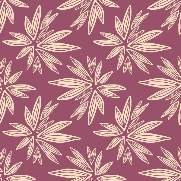 Papier Peint Floral Rétro Modèle Sans Couture Bourgeon Créatif Isolé — Image vectorielle