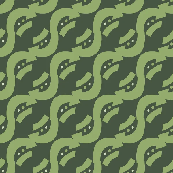 Nahtloses Muster Mit Pfeilen Den Farben Grün Und Khaki Militärischer — Stockvektor